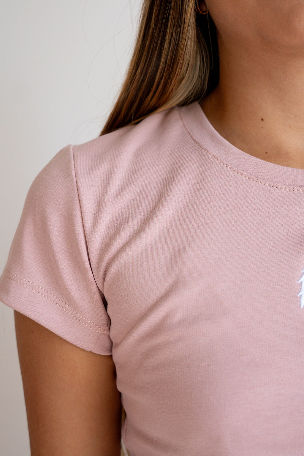 Camiseta Manga Corta Mujer Rosa - JC
