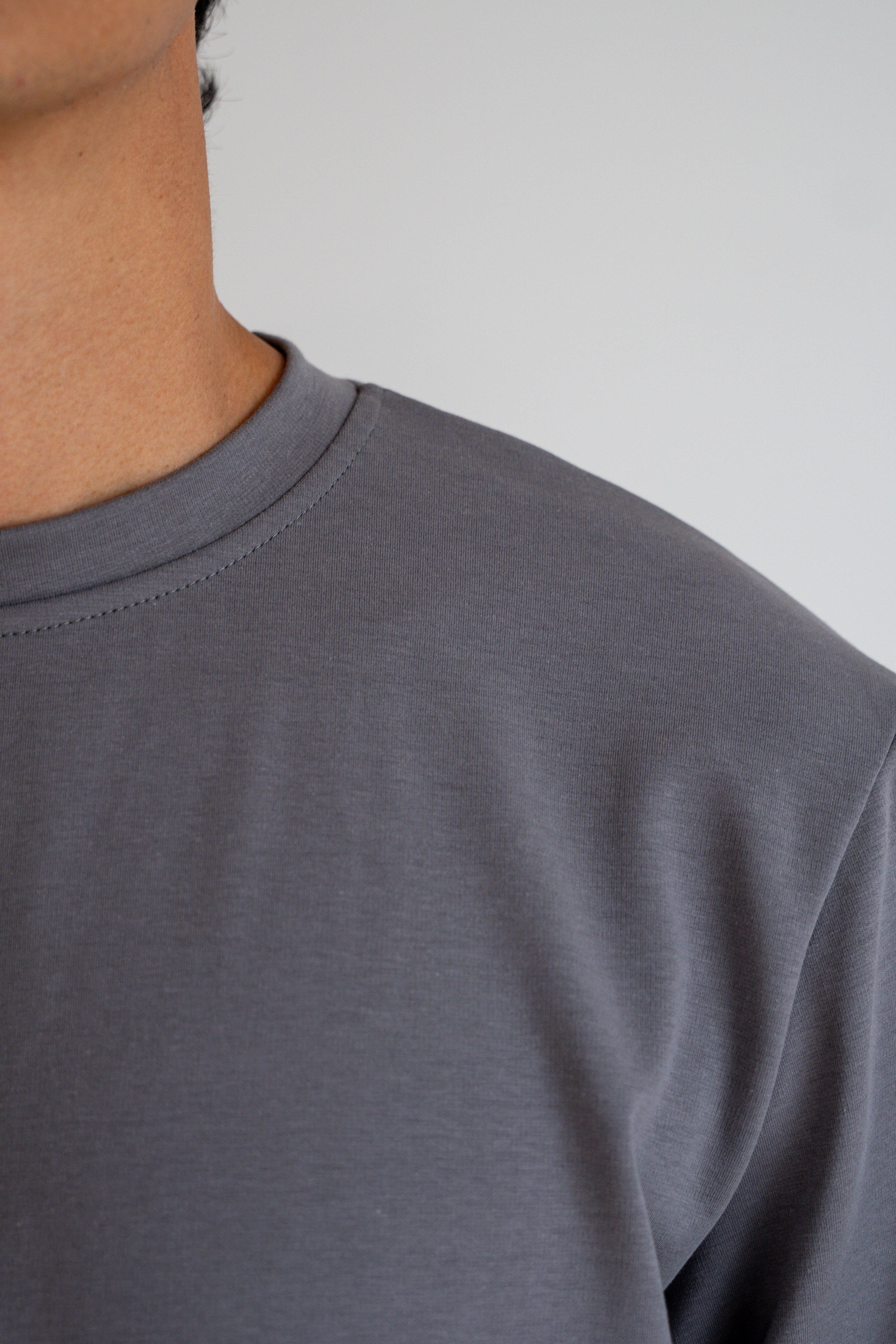 Camiseta Manga Larga Gris - JC