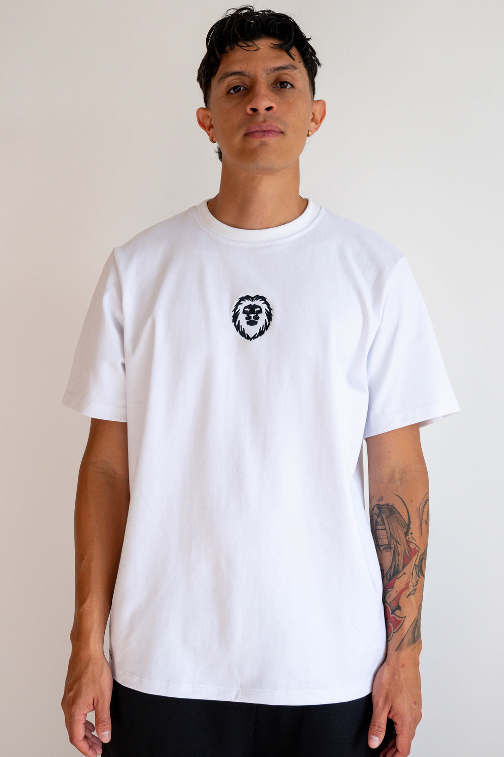 Camiseta Manga Corta Hombre Blanca - JC