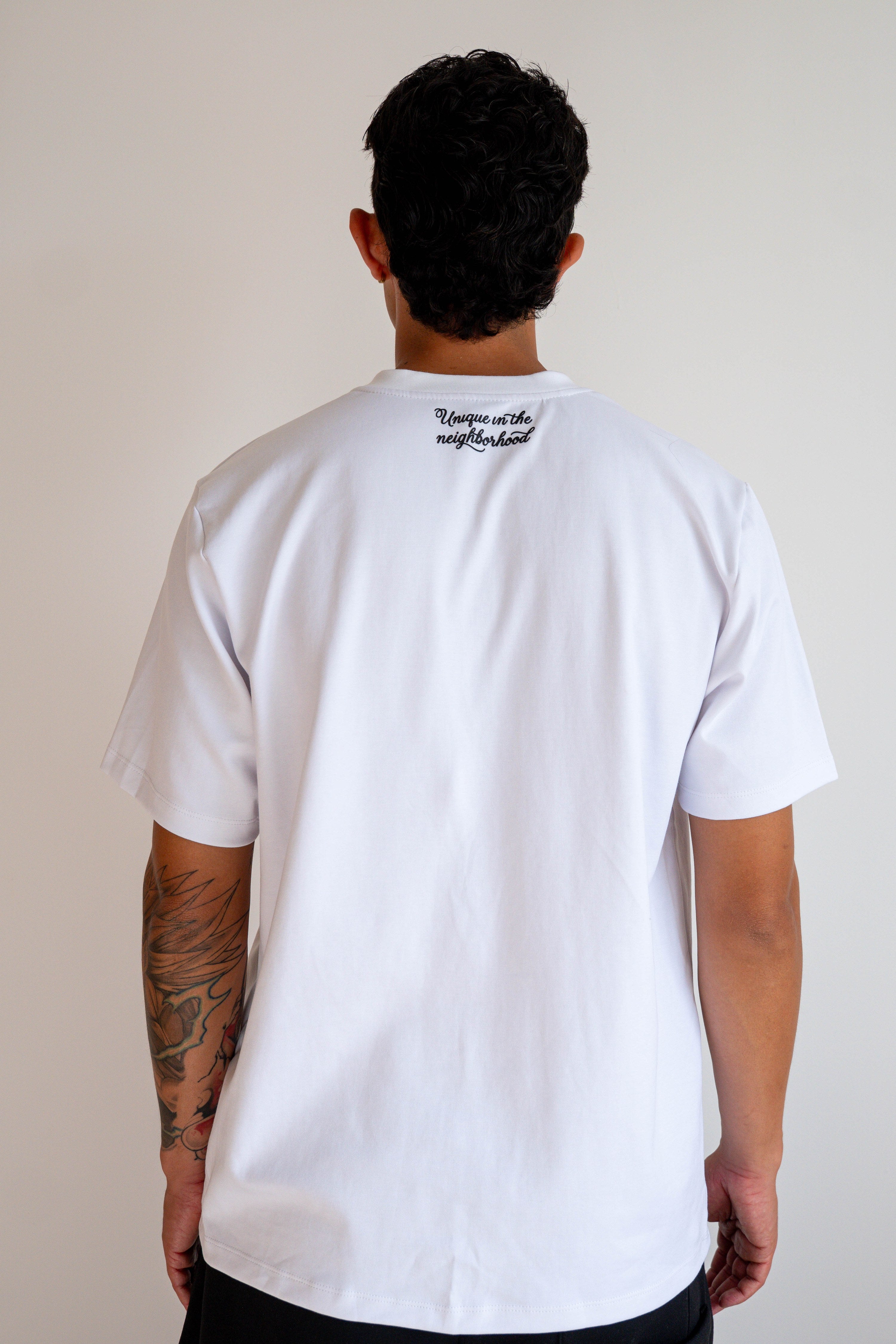 Camiseta Manga Corta Hombre Blanca - JC