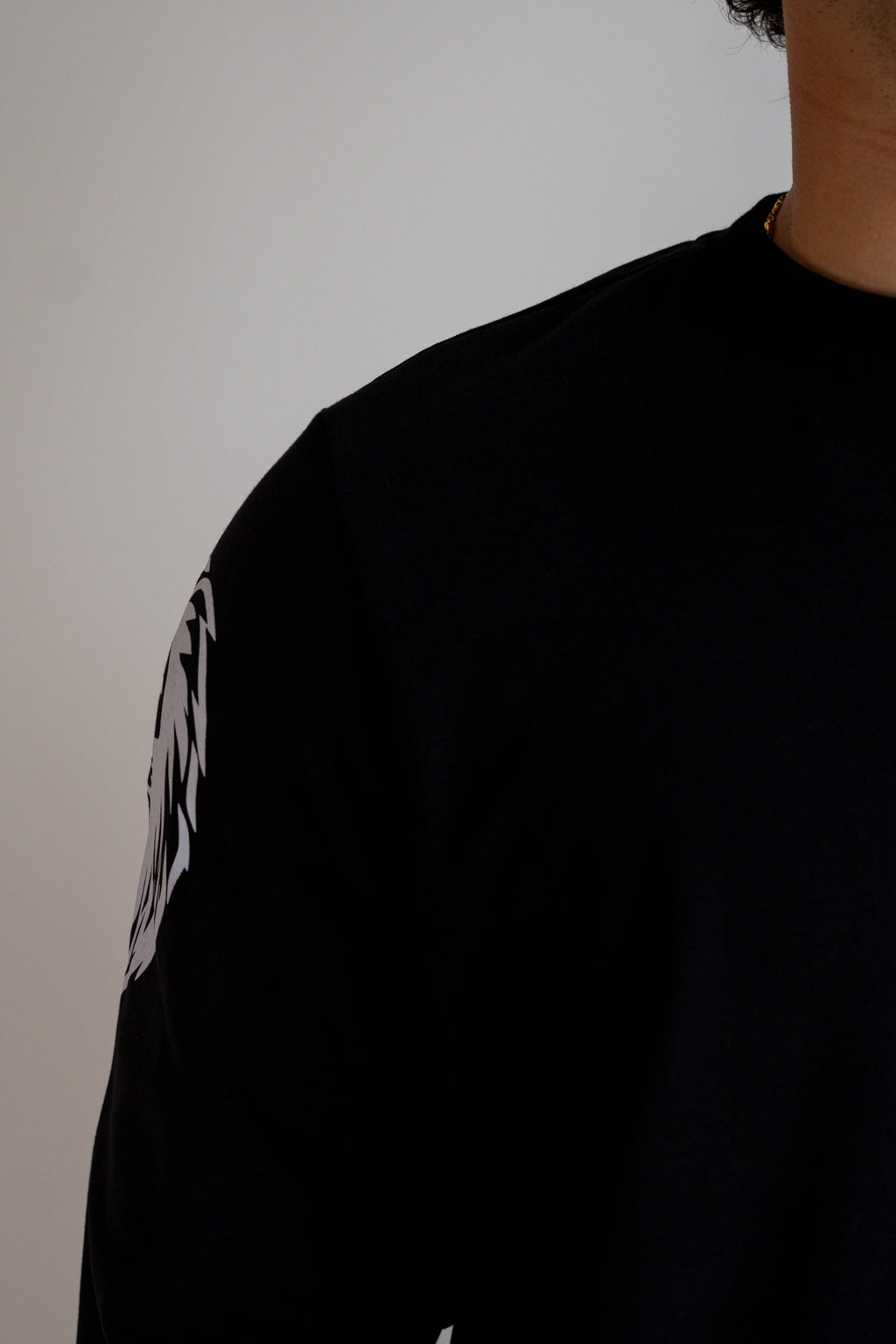 Camiseta Manga Larga Negra - JC