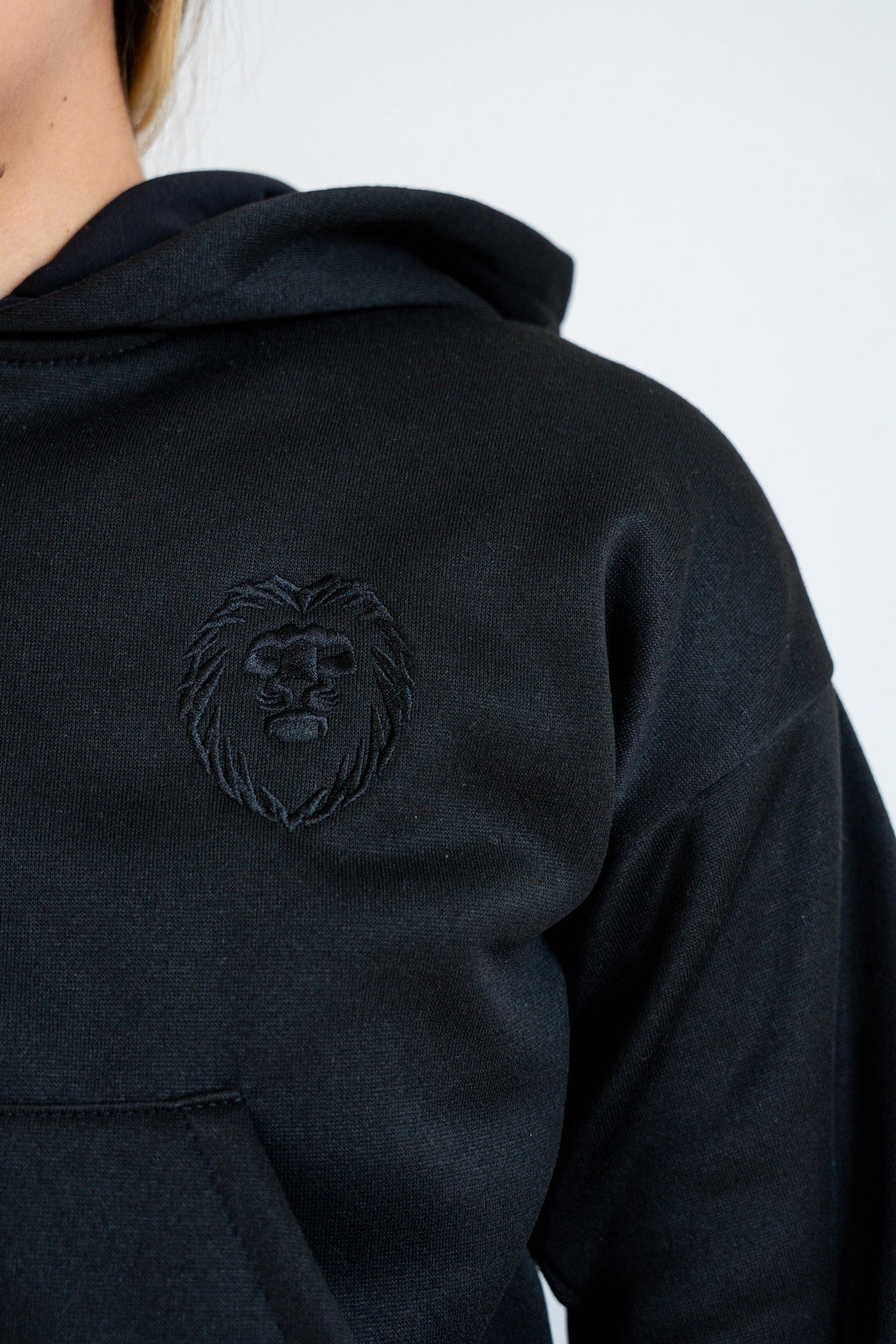 Conjunto Hoodie + Jogger Negro Mujer - JC