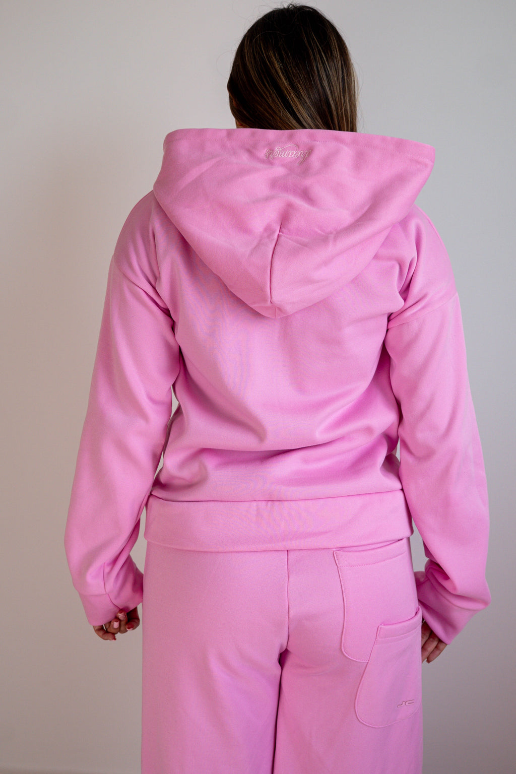 Conjunto Hoodie + Jogger Rosa Mujer - JC