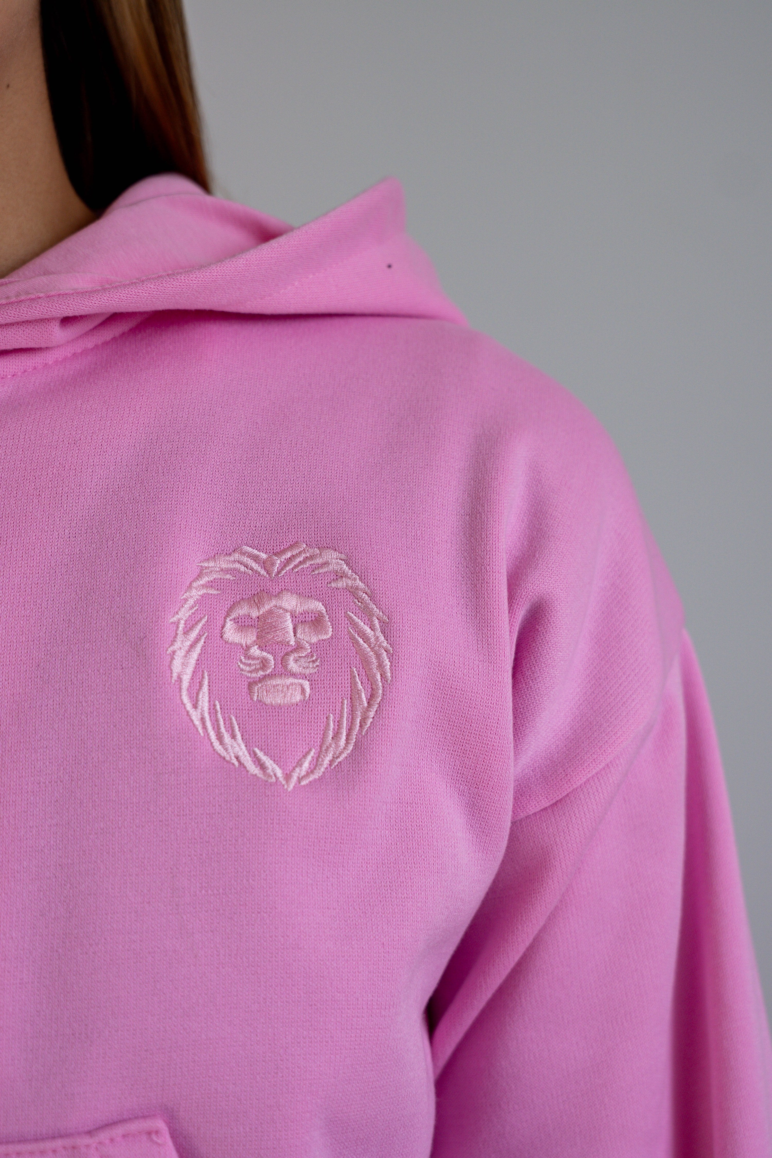 Conjunto Hoodie + Jogger Rosa Mujer - JC