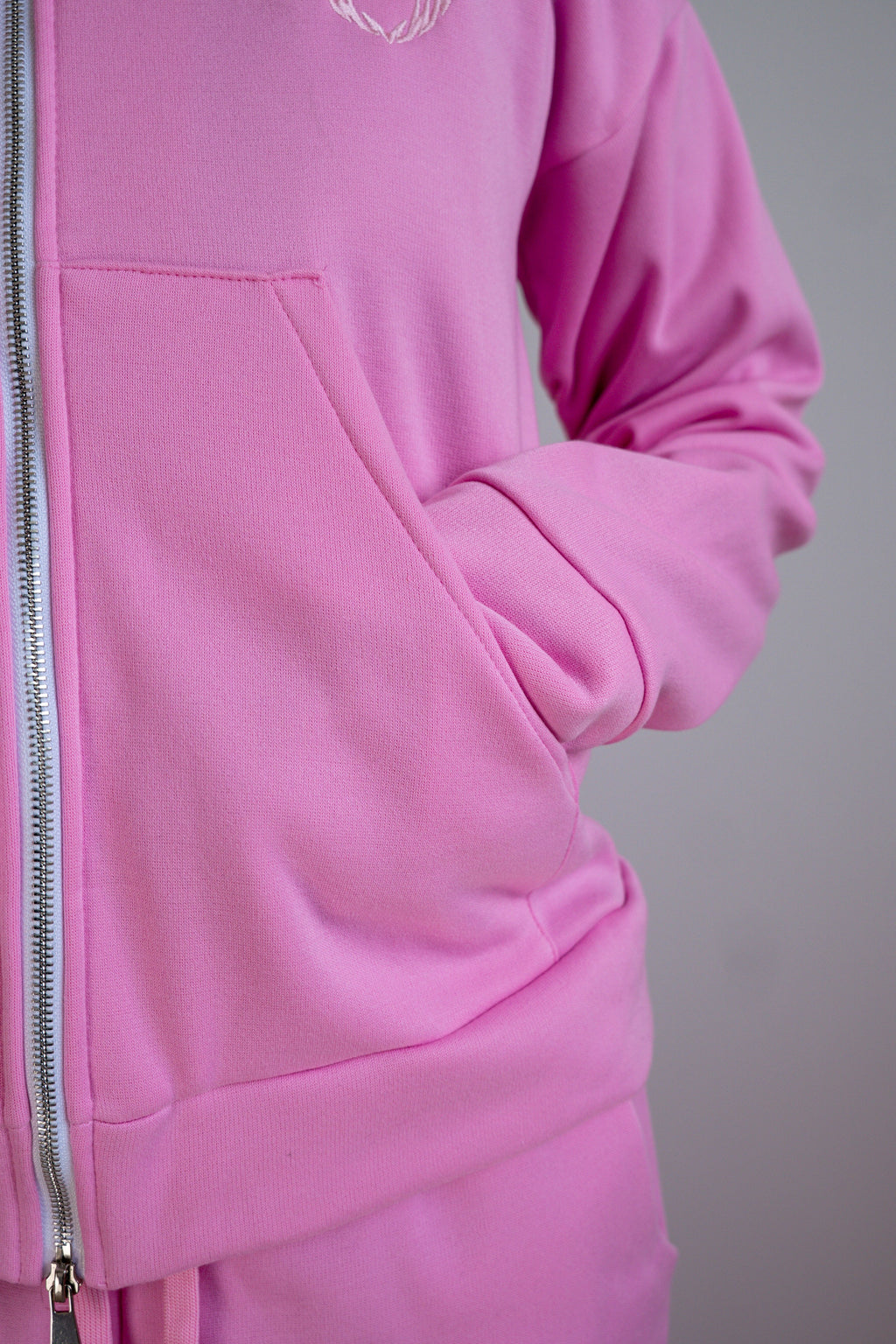 Conjunto Hoodie + Jogger Rosa Mujer - JC