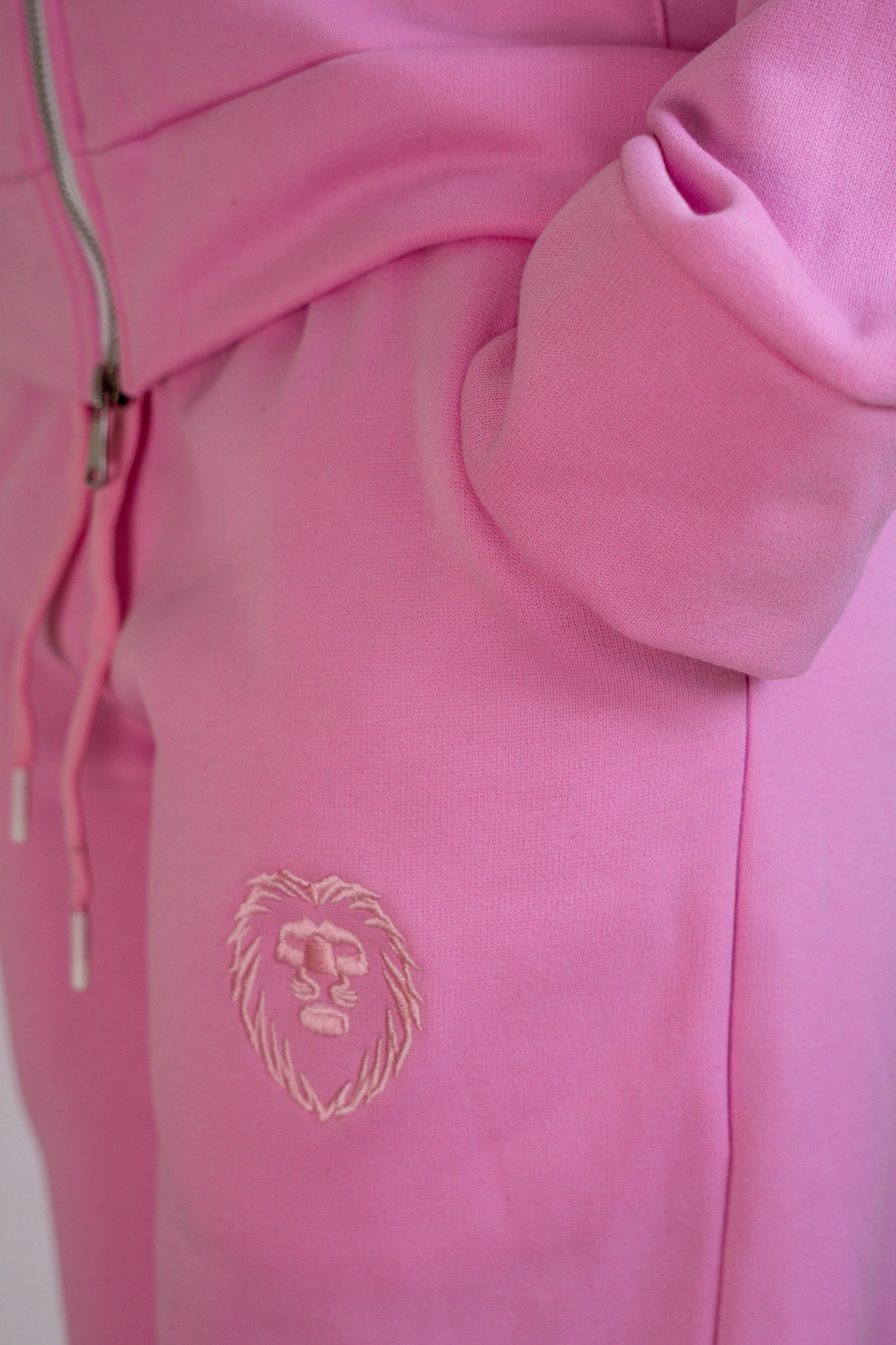 Conjunto Hoodie + Jogger Rosa Mujer - JC