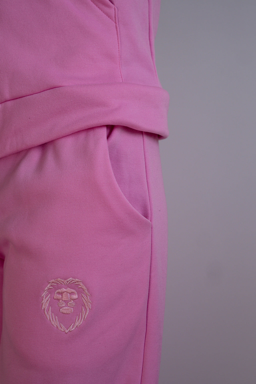 Conjunto Hoodie + Jogger Rosa Mujer - JC