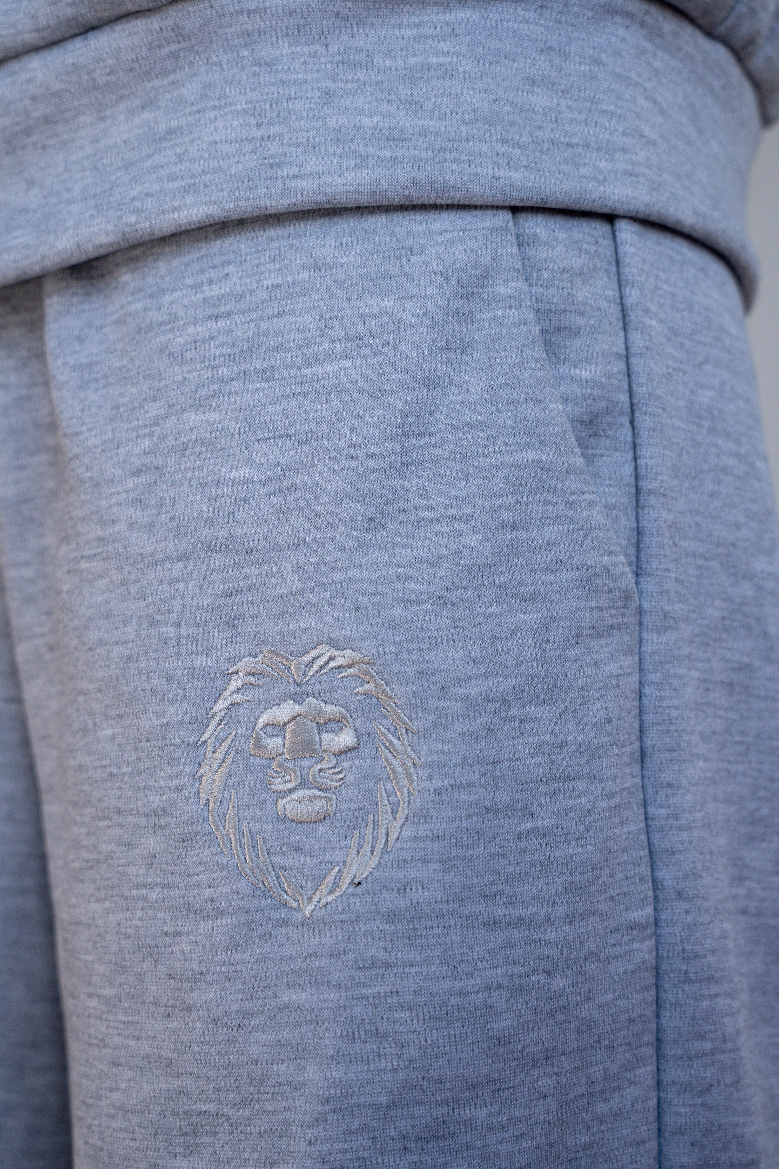 Conjunto Hoodie + Jogger Gris Jaspeado - JC