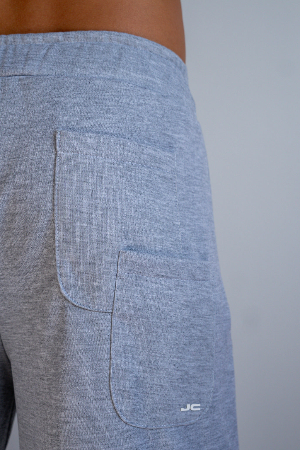Conjunto Hoodie + Jogger Gris Jaspeado - JC