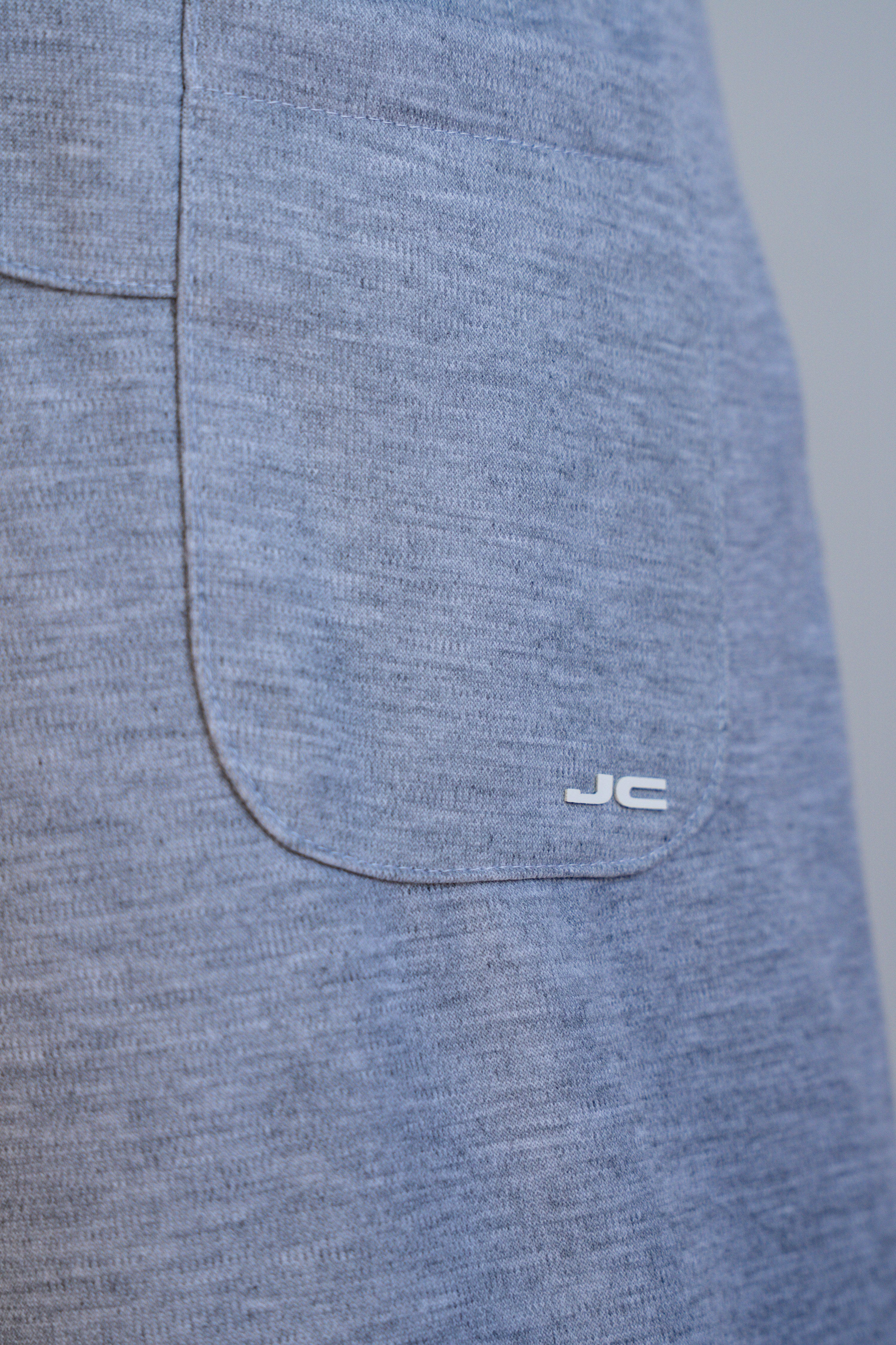 Conjunto Hoodie + Jogger Gris Jaspeado - JC