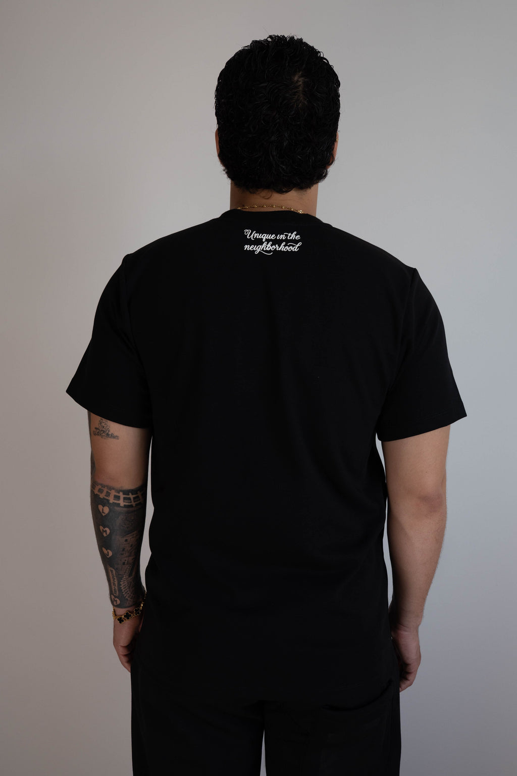 Camiseta Manga Corta Hombre Negra - JC