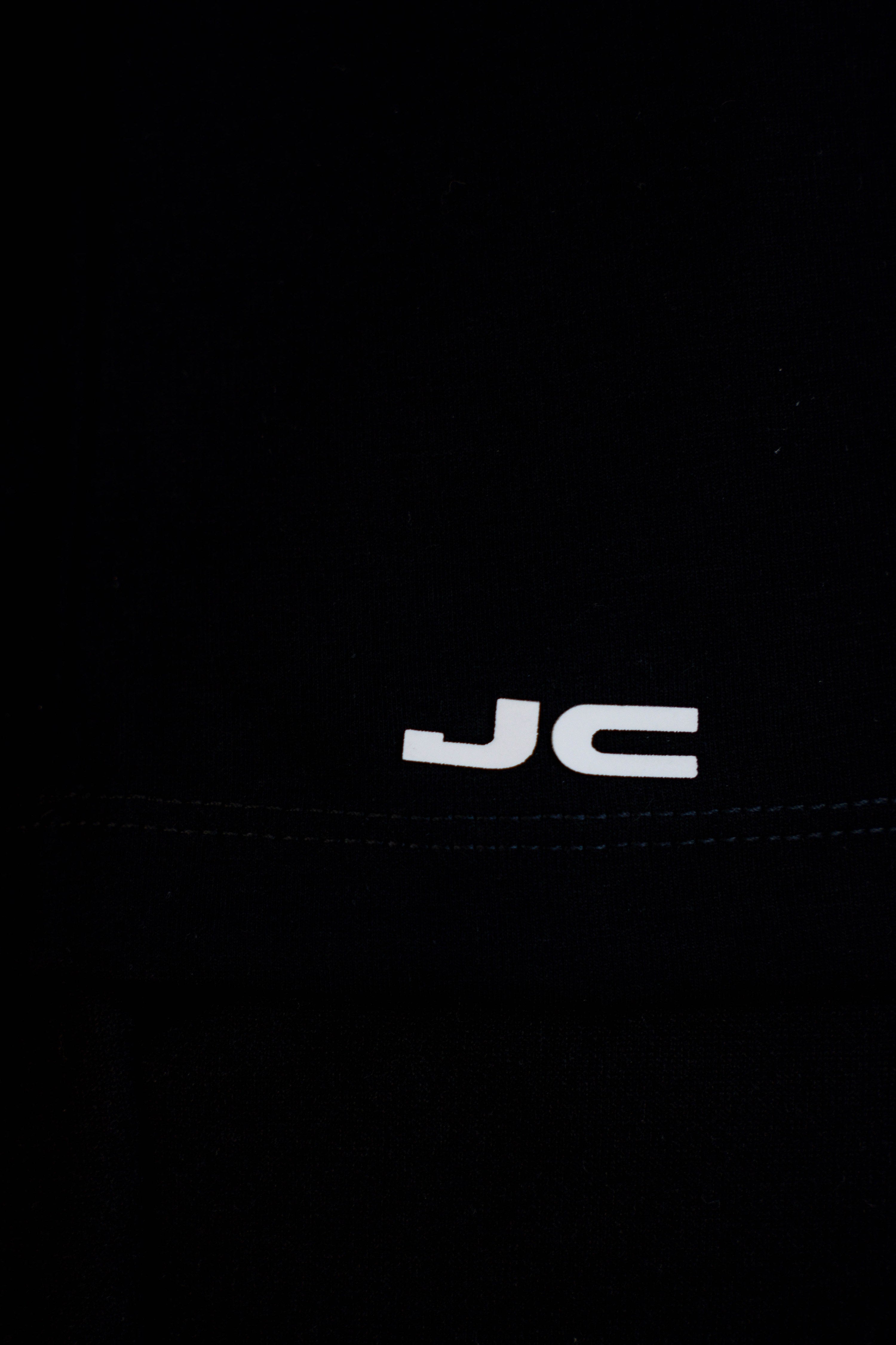 Camiseta Manga Corta Hombre Negra - JC