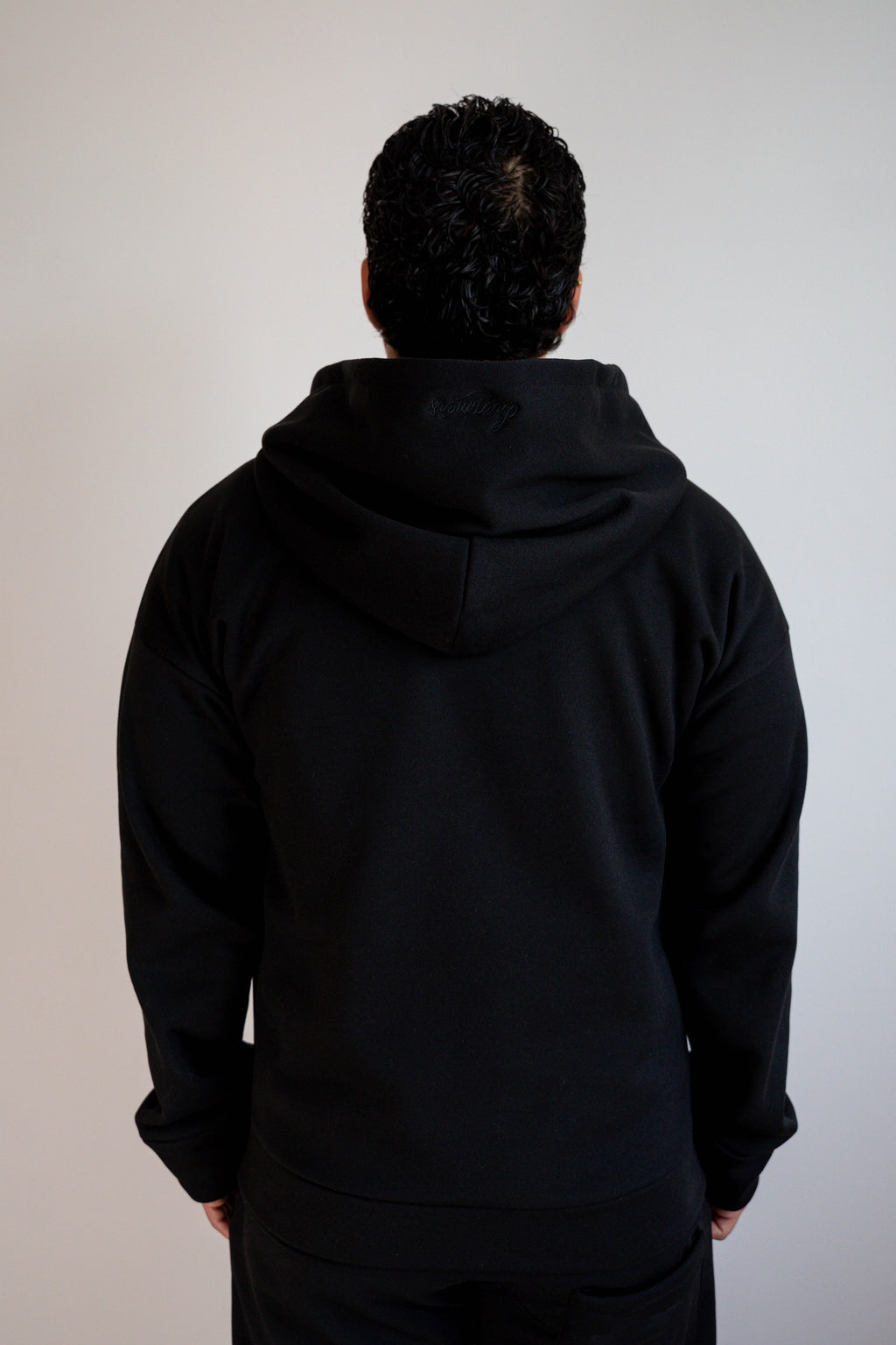 Conjunto Hoodie + Jogger Negro Hombre - JC