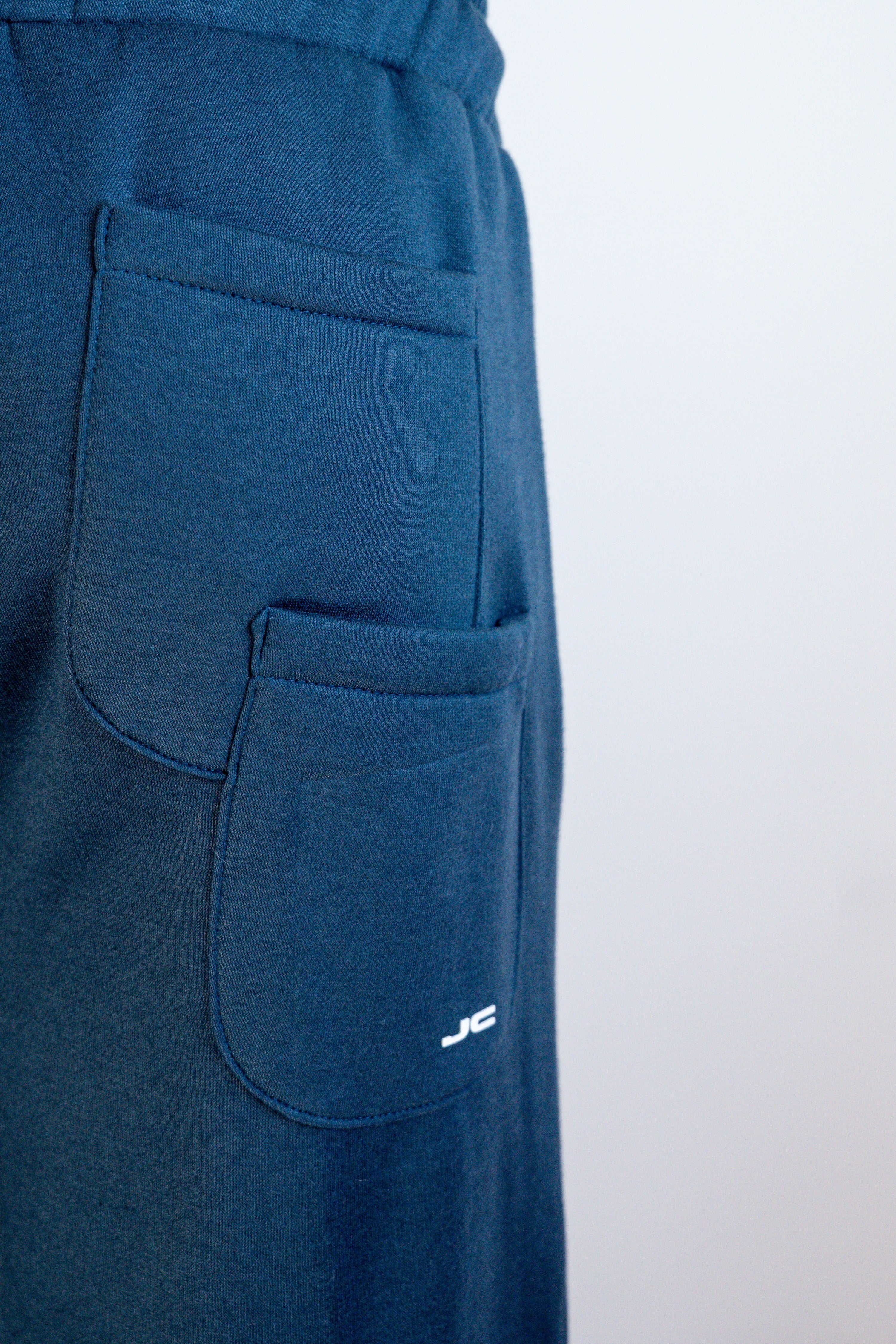 Conjunto Hoodie + Jogger Azul Petroleo Hombre - JC