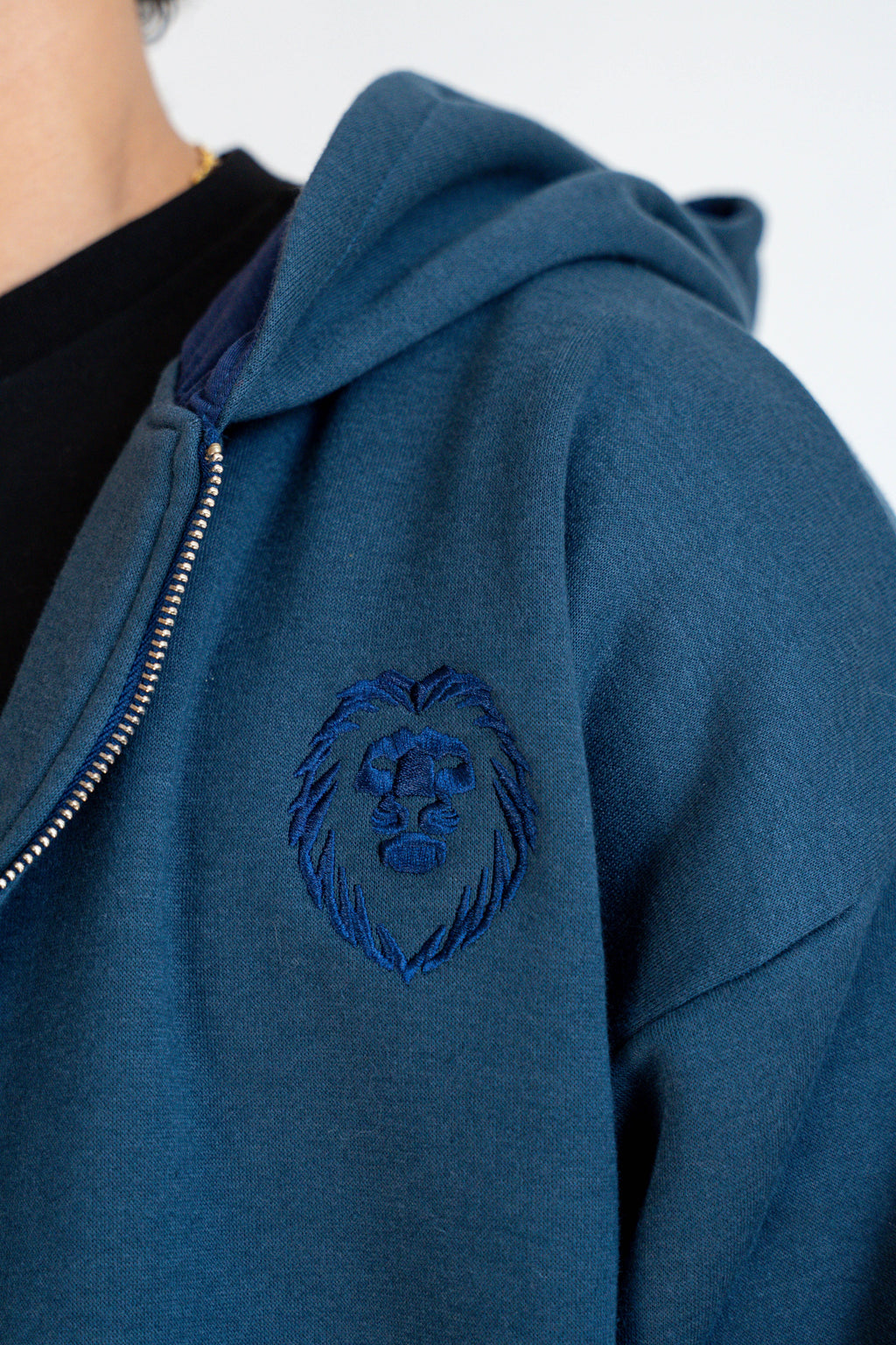 Conjunto Hoodie + Jogger Azul Petroleo Hombre - JC