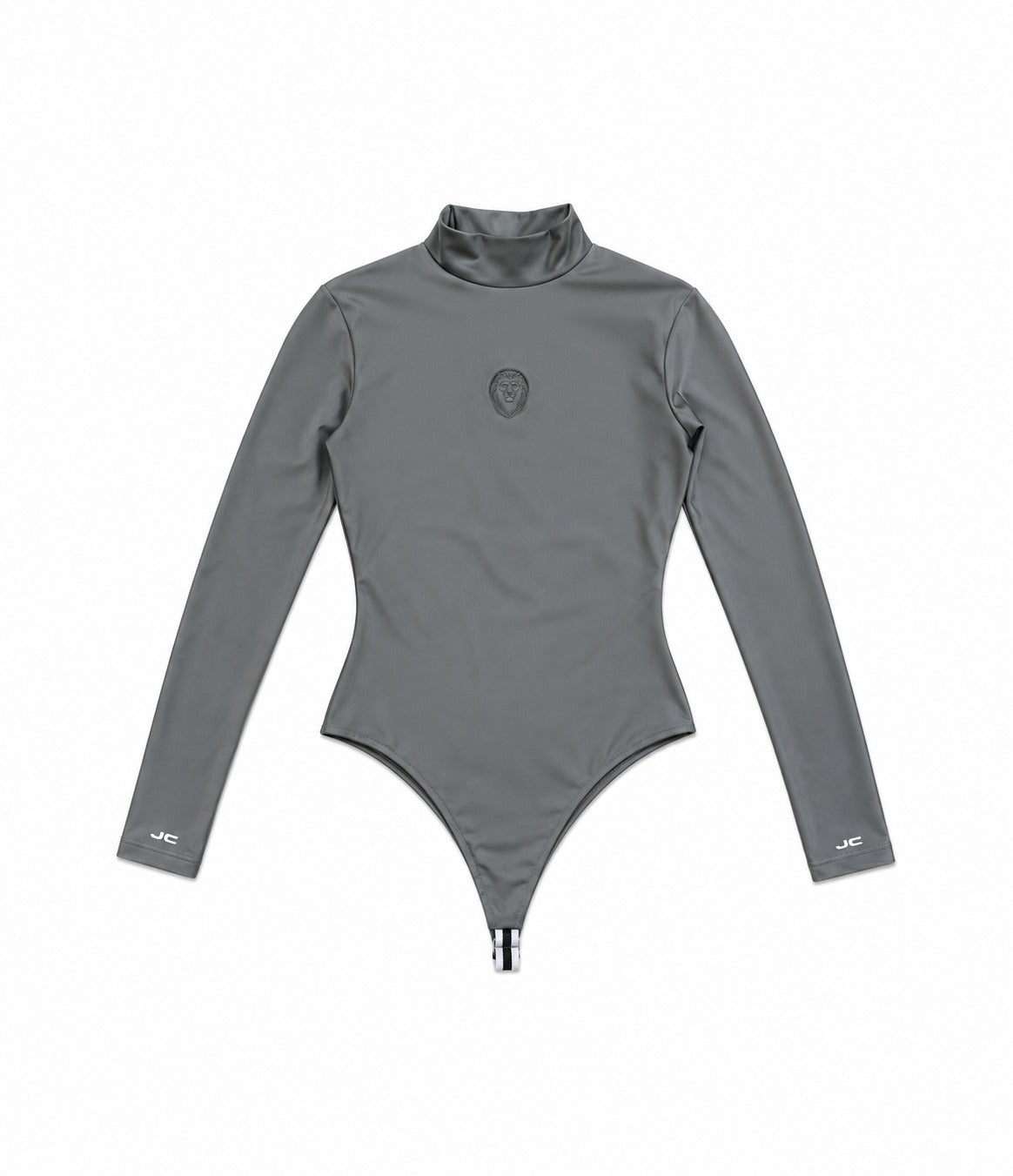 Body Gris Plata Manga Larga - JC