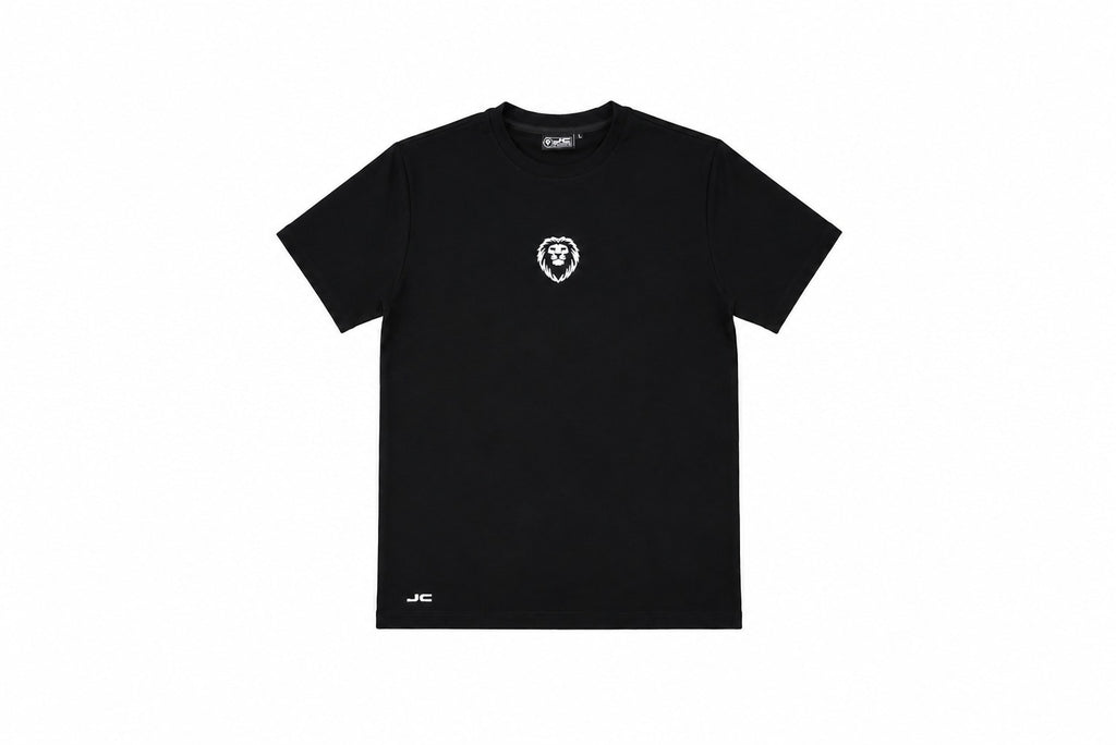 Camiseta Manga Corta Hombre Negra - JC
