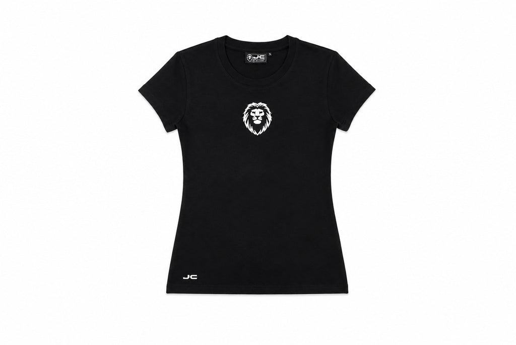 Camiseta Manga Corta Mujer Negra - JC